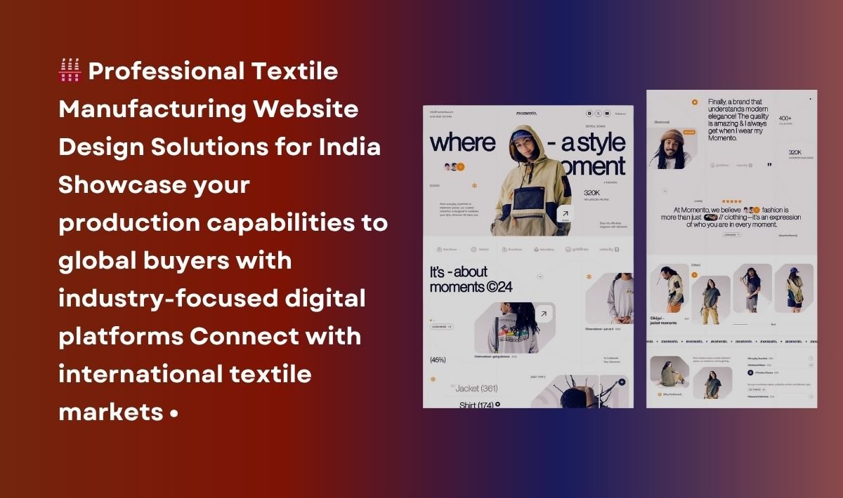 Top Website Textile Design Textile Manufacturing Website Design Solutions India