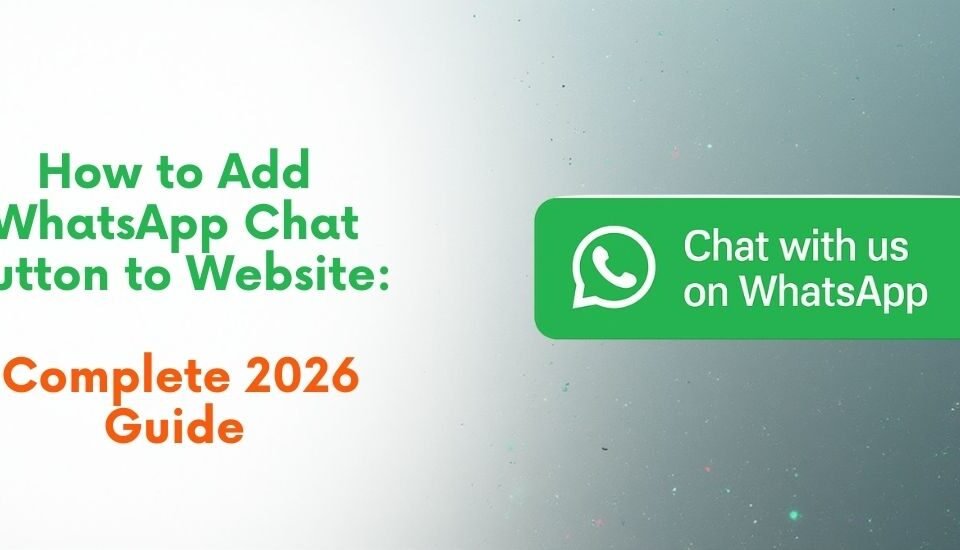 How to Add WhatsApp Chat Button to Website: Complete 2026 Guide