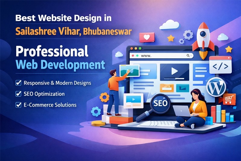 Best Website Design in Sailashree Vihar Bhubaneswar
