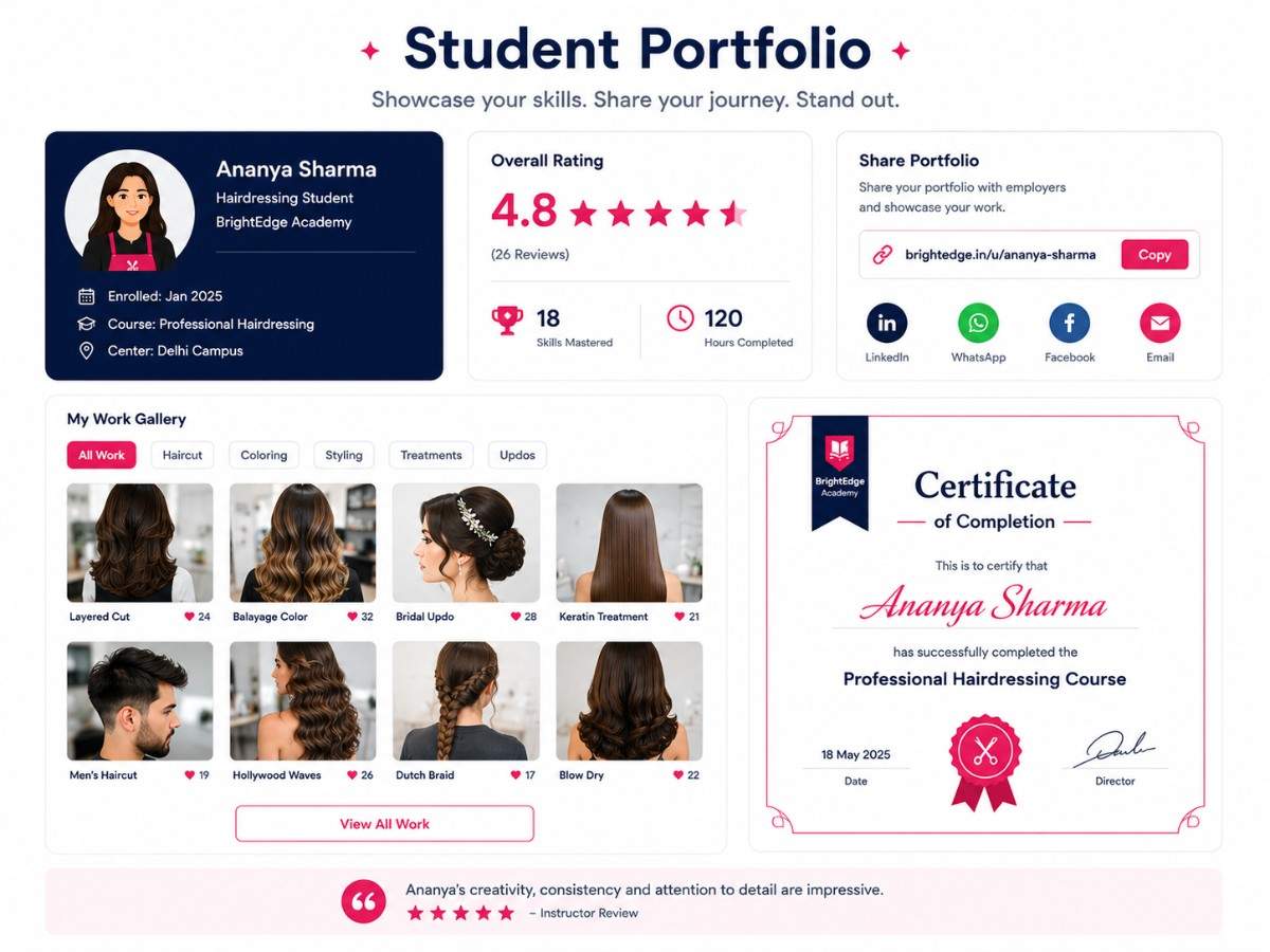 Student portfolio platform