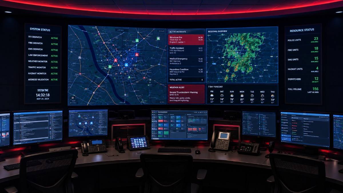 Ambulance management software dashboard