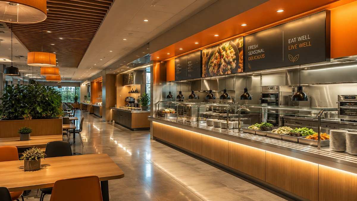 Canteen cafeteria management software dashboard