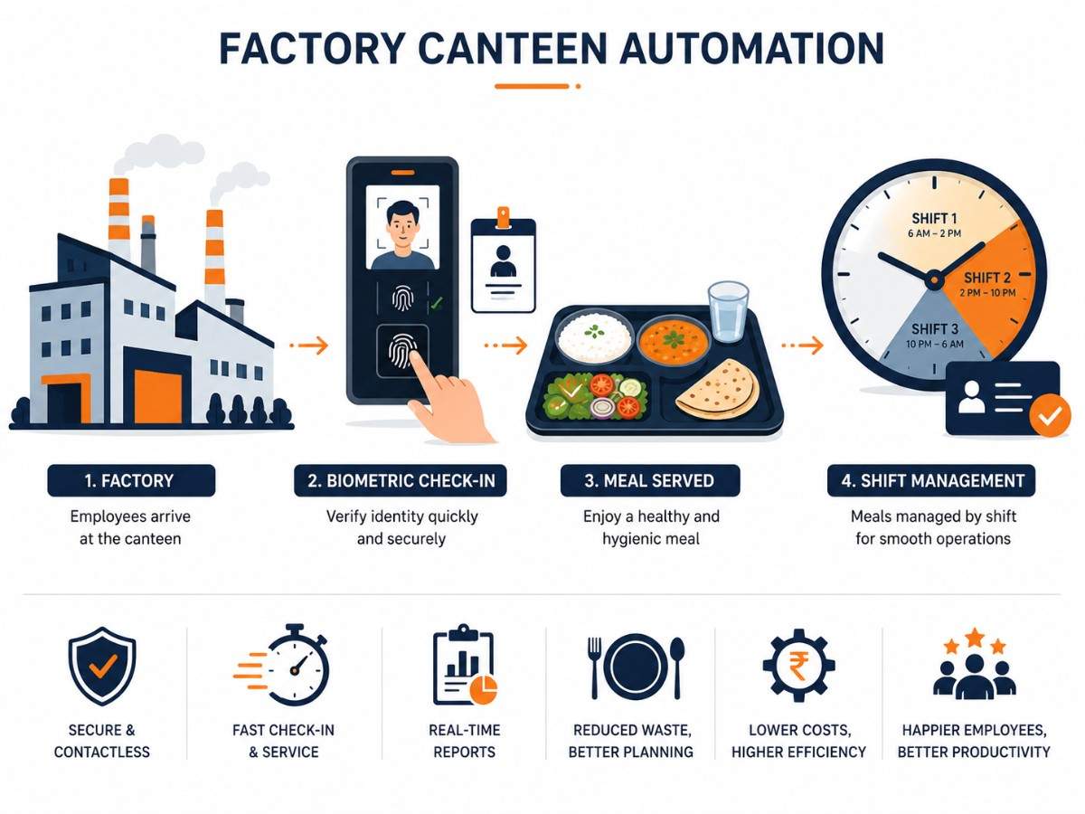 Factory canteen automation