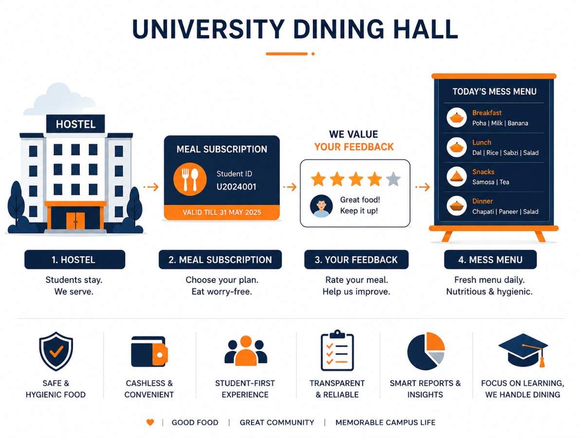 University dining hall system