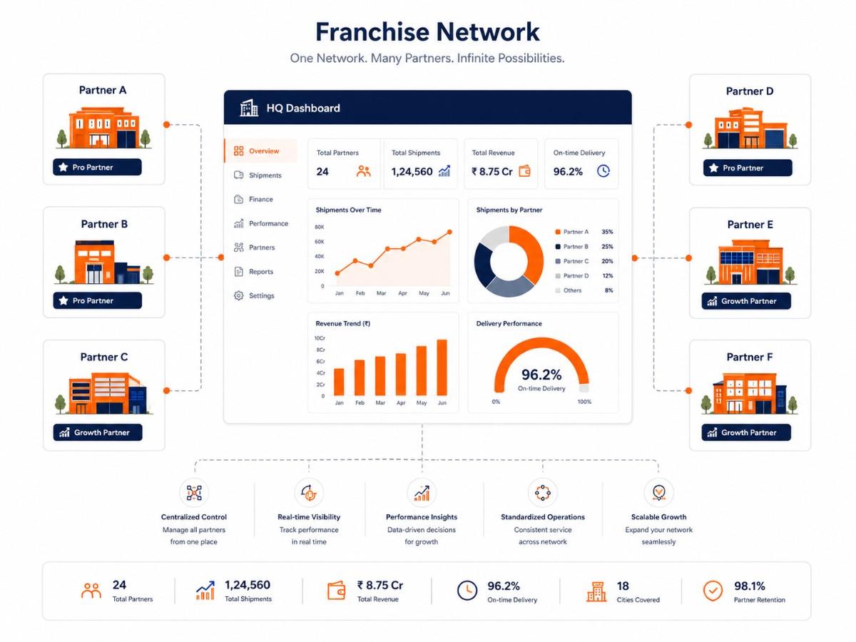 Courier franchise management