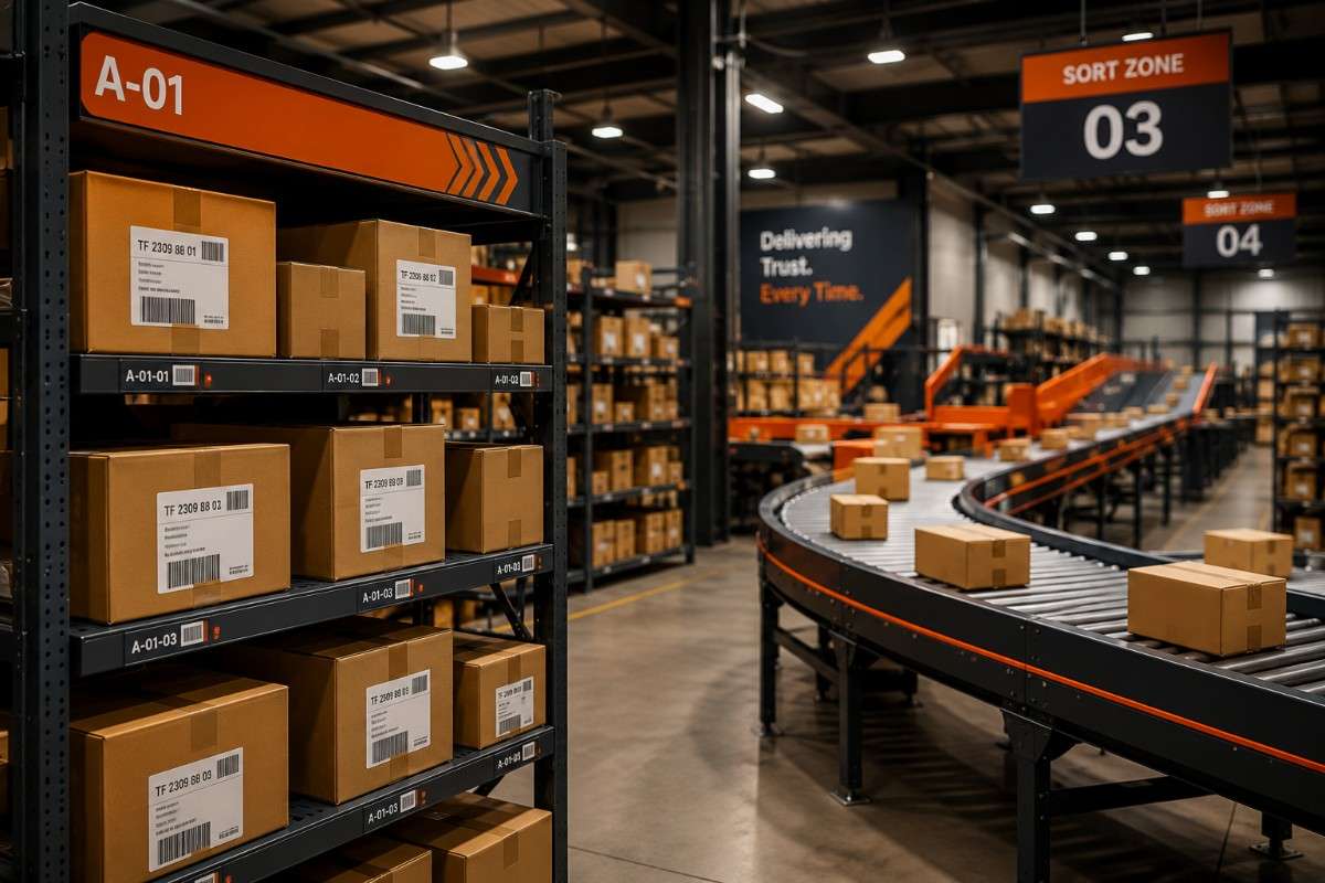 Courier business using SITS software