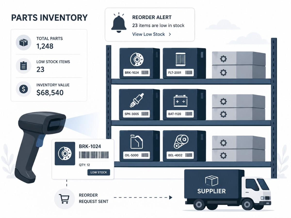 Spare parts inventory project