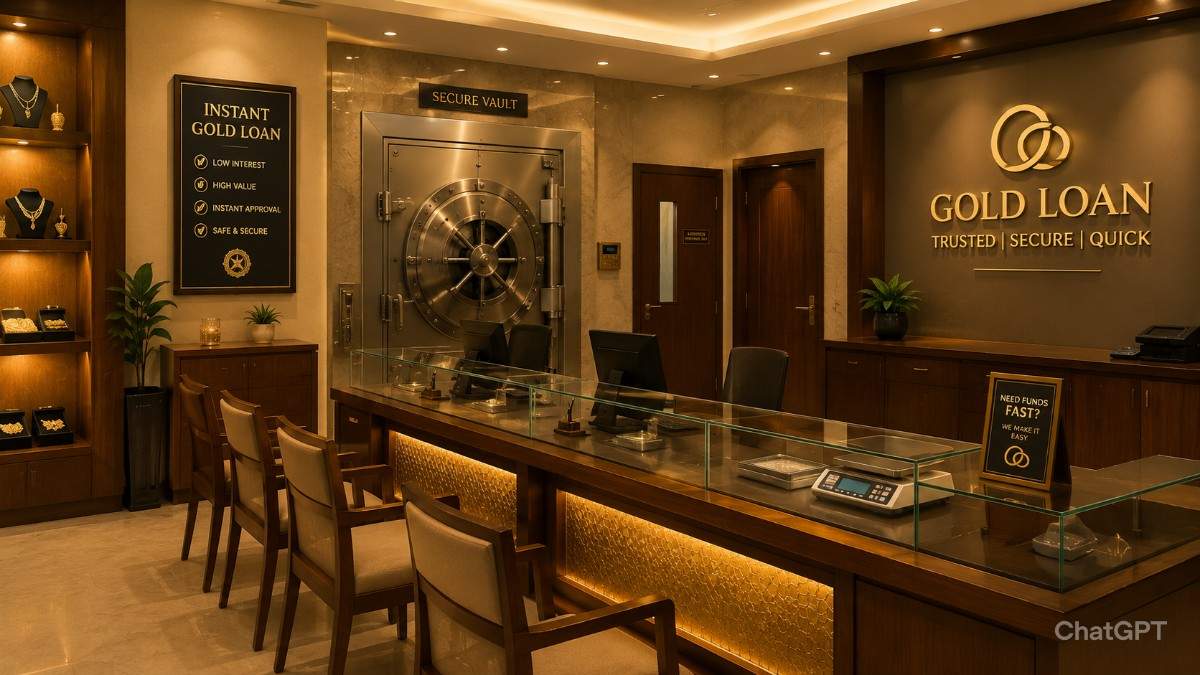 Gold loan management software dashboard