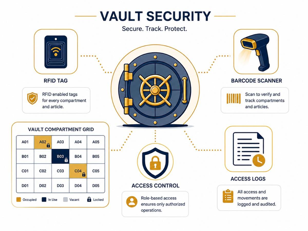 Vault inventory management system