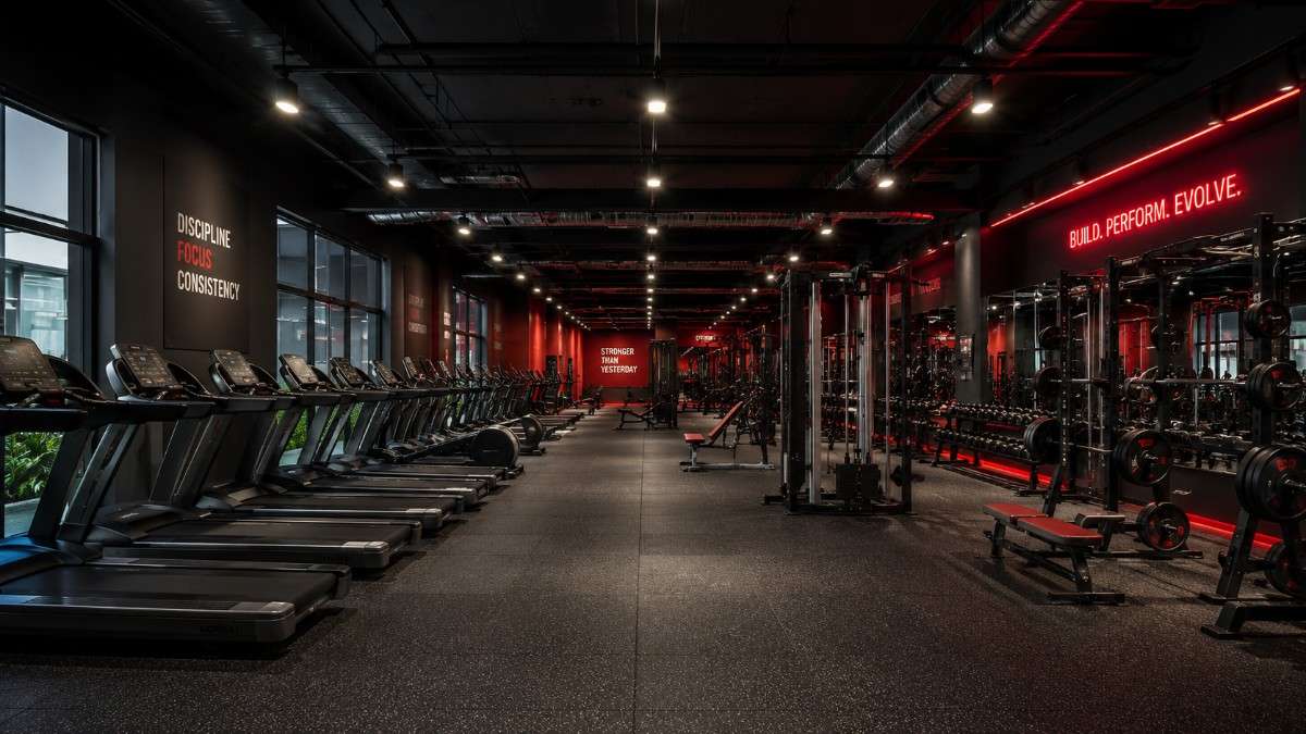 Gym management software dashboard