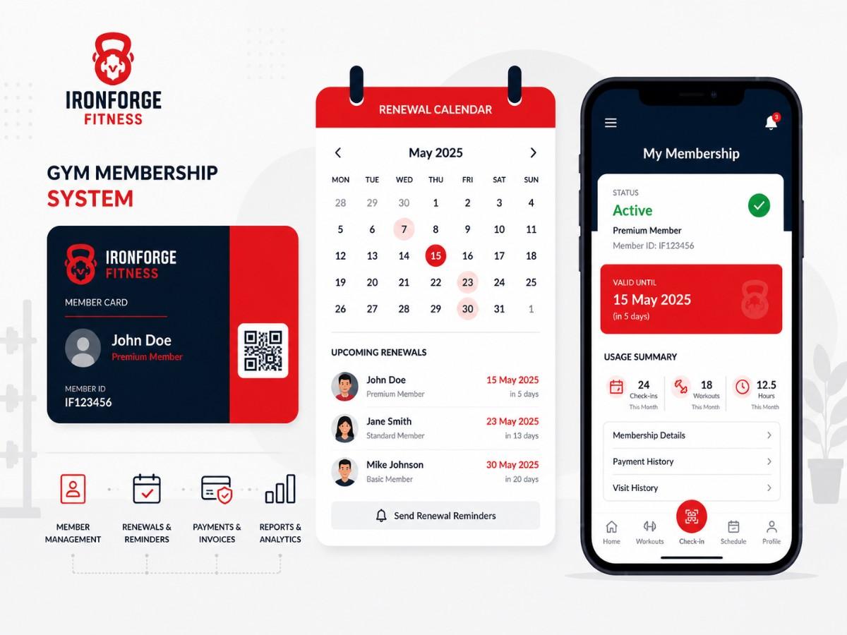 Gym membership system project