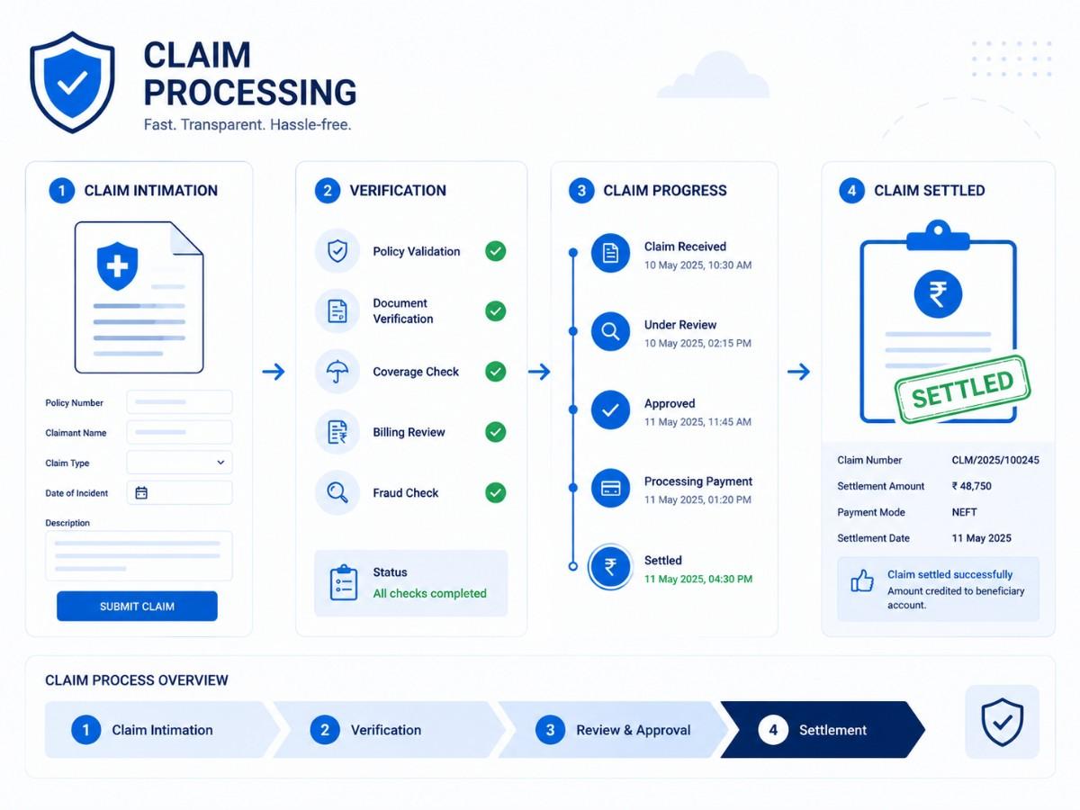 Insurance claim tracking system
