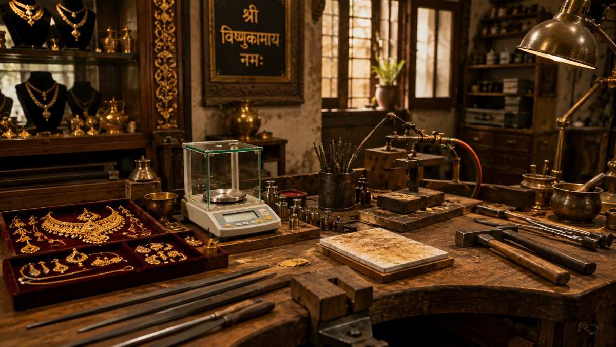 Jewellery manufacturing software dashboard