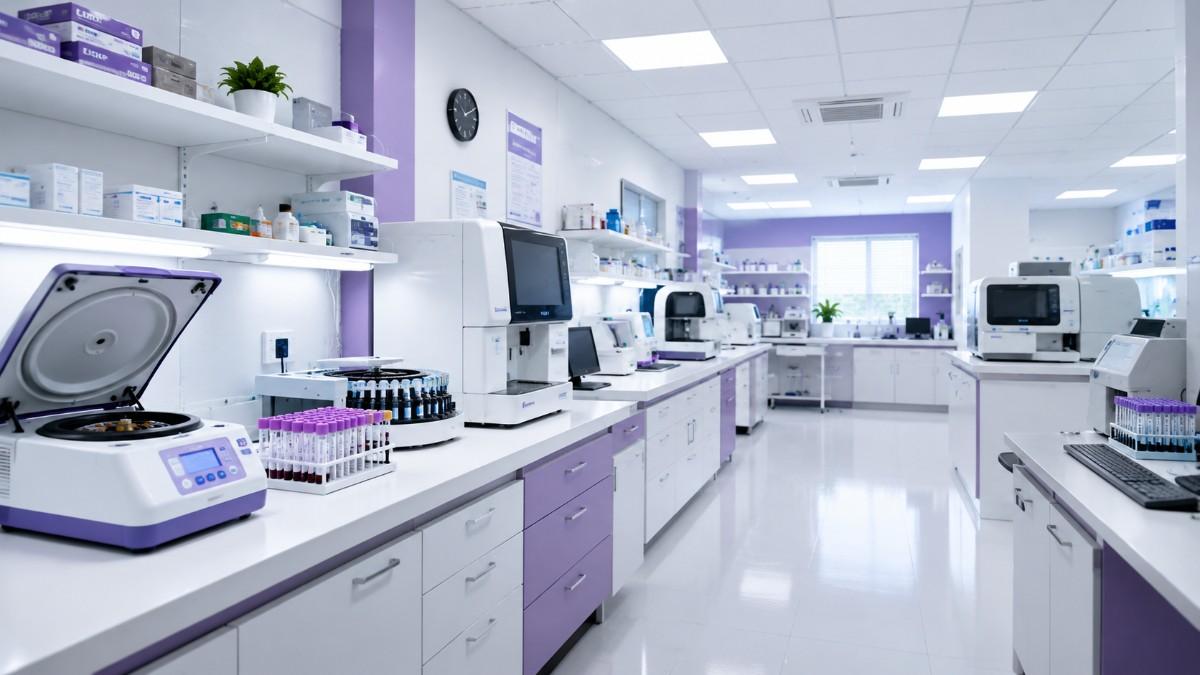 Diagnostic lab software dashboard