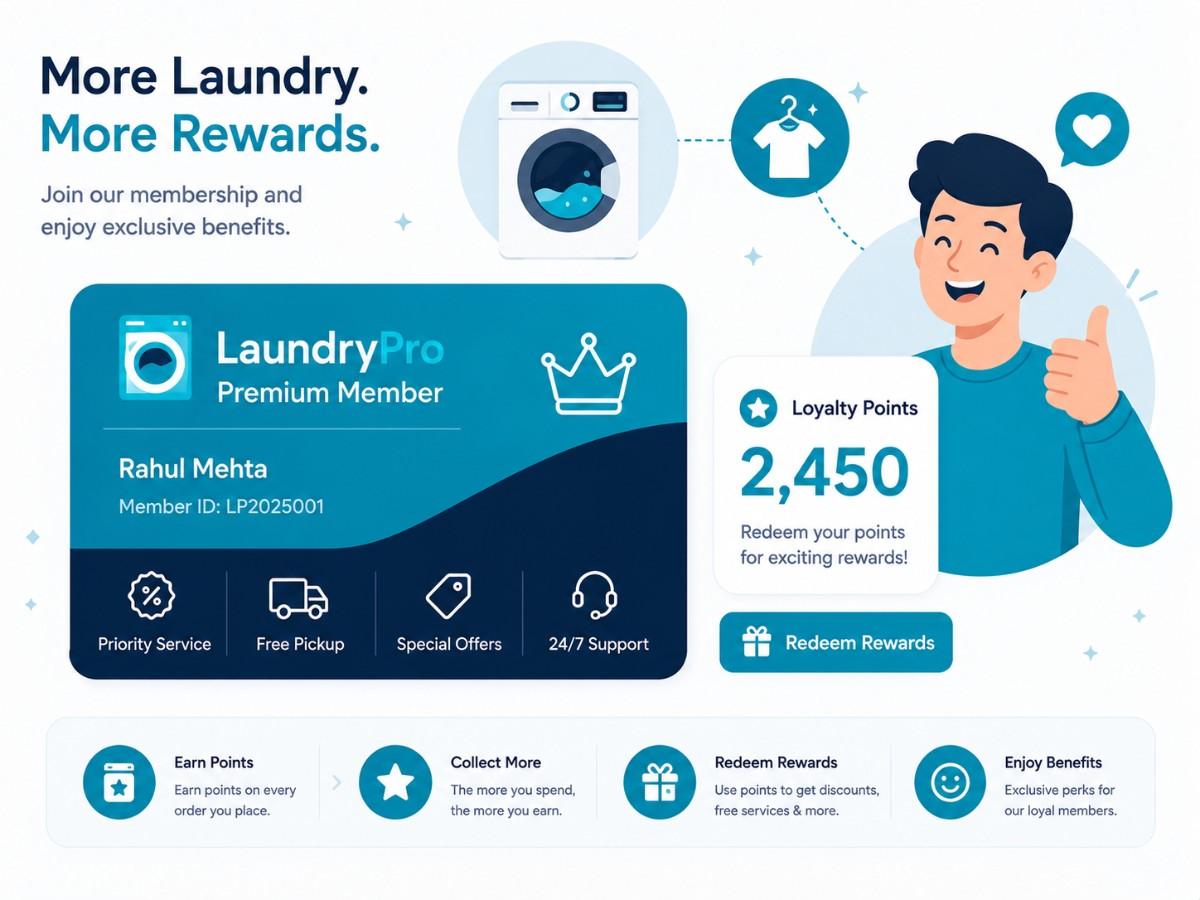 Laundry subscription platform