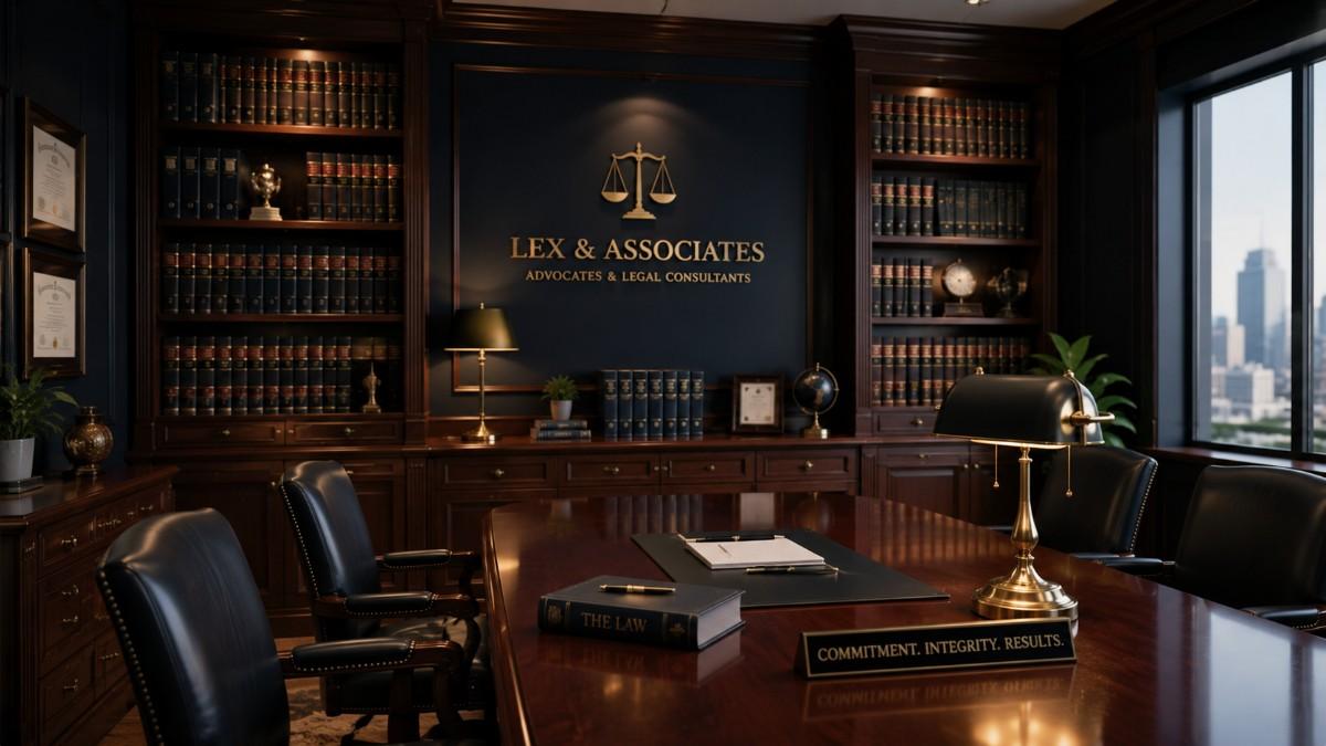 Legal practice management software dashboard