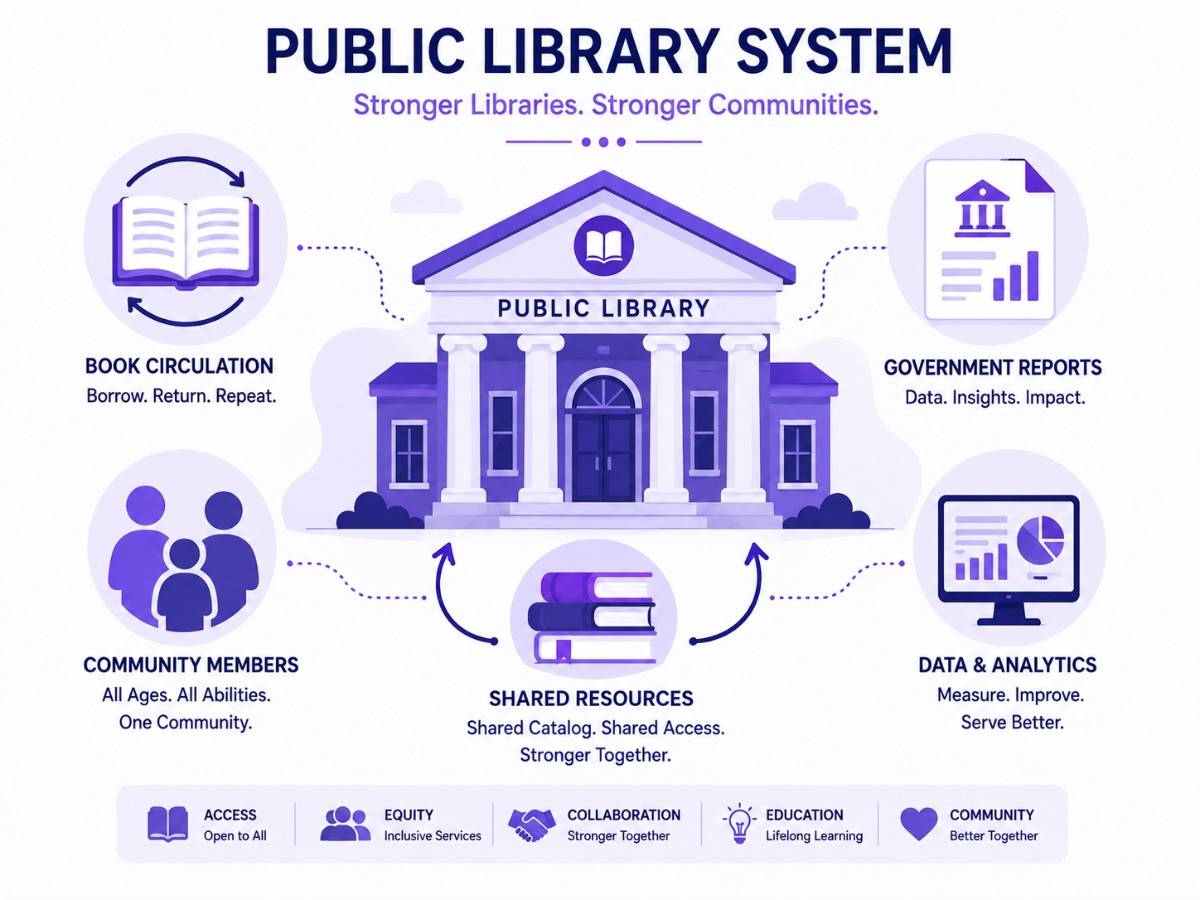 Public library management system