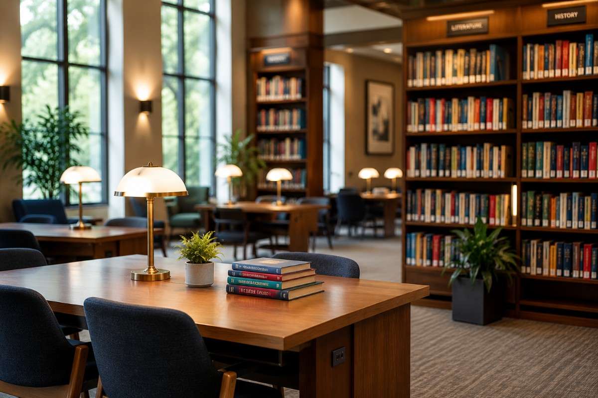 Modern library using SITS management software