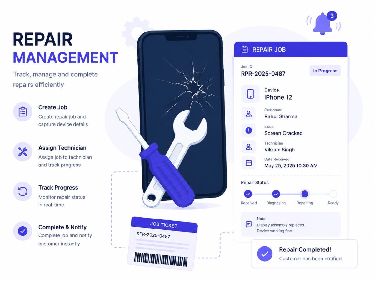 Mobile repair centre project