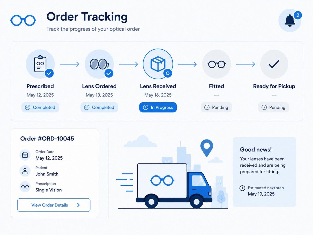 Optical order tracking project
