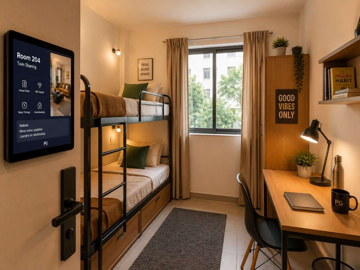 PG hostel owner using SITS management software