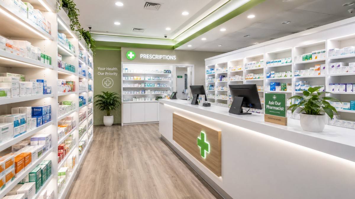 Pharmacy management software dashboard