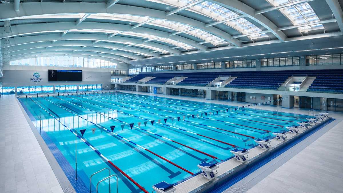 Swimming pool management software dashboard