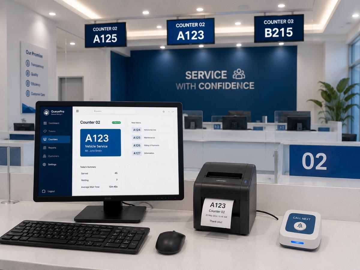 Organisation using SITS queue management system