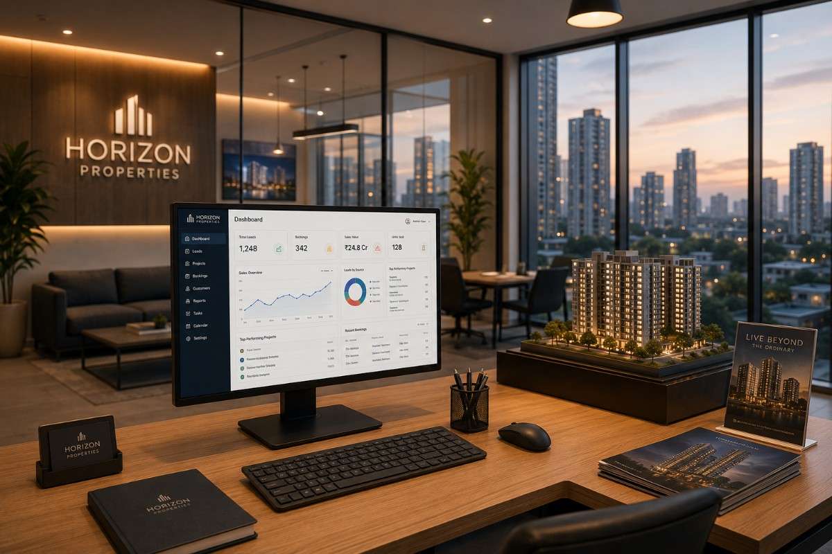 Real estate office using SITS CRM software