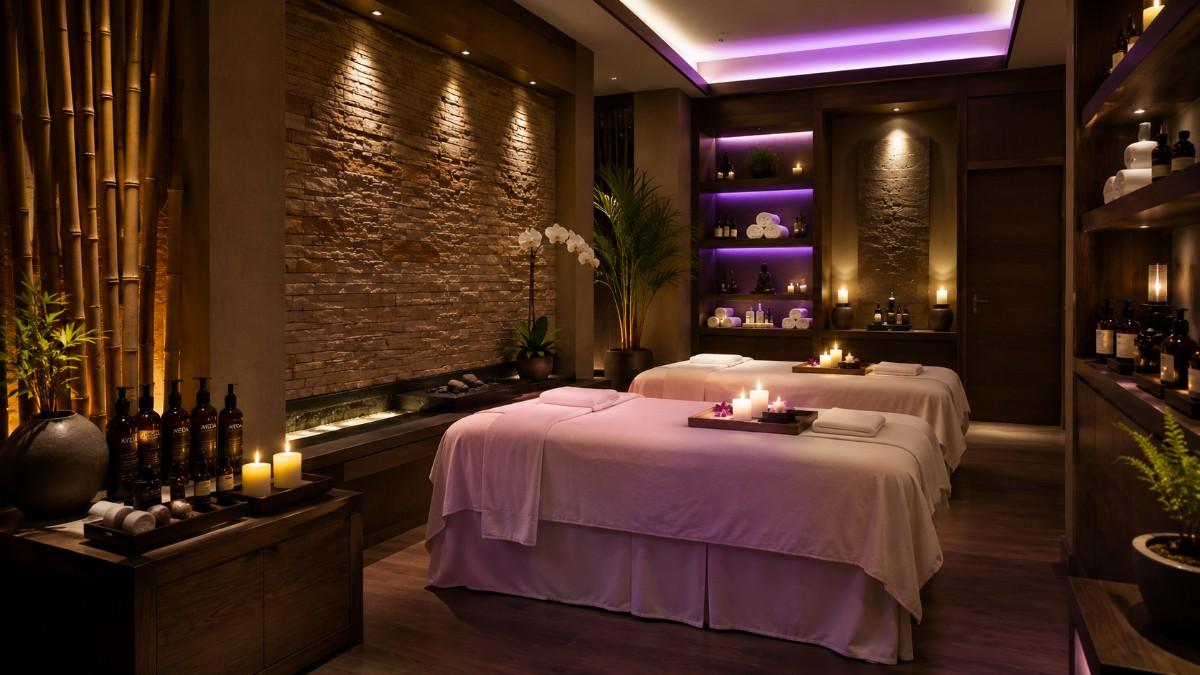 Spa and wellness management software dashboard