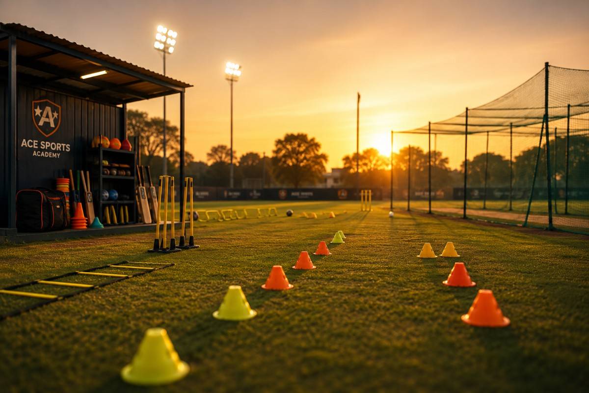 Sports academy training ground
