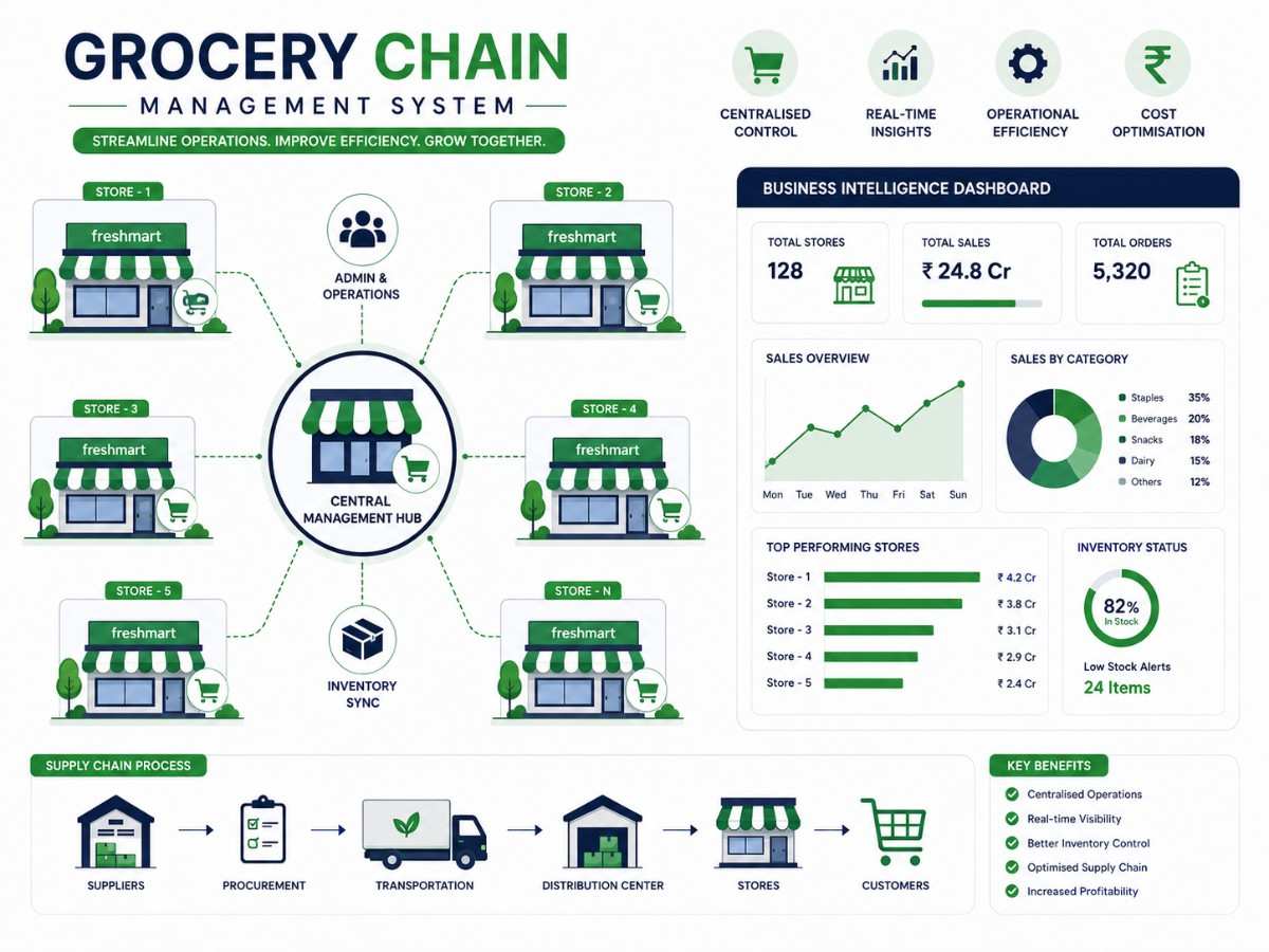Grocery chain management project