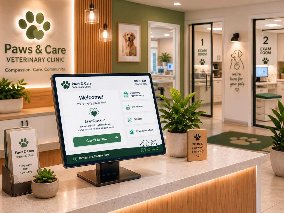 Veterinary clinic using SITS management software