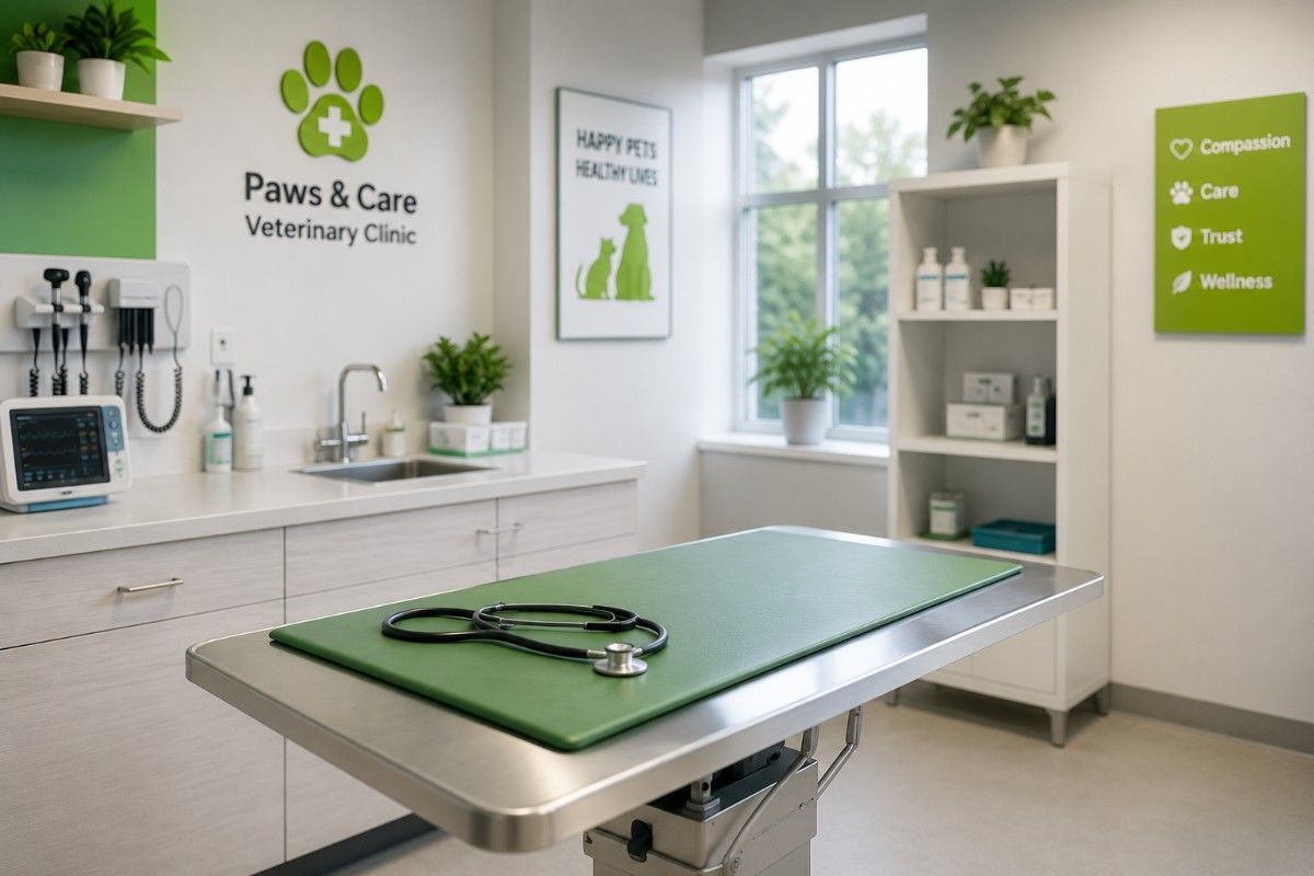 Modern veterinary clinic environment