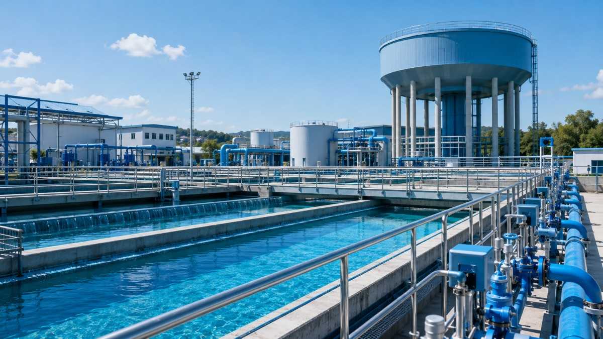 Water supply distribution management software dashboard