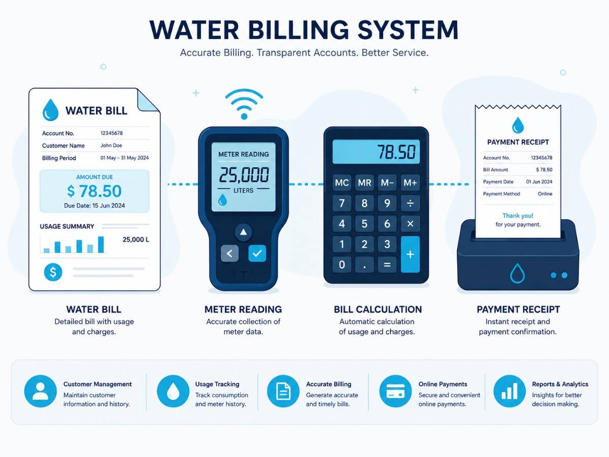 Municipal water billing system
