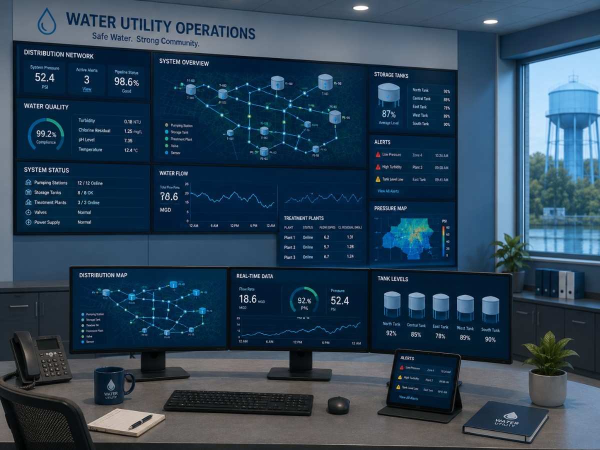 Water billing automation interface