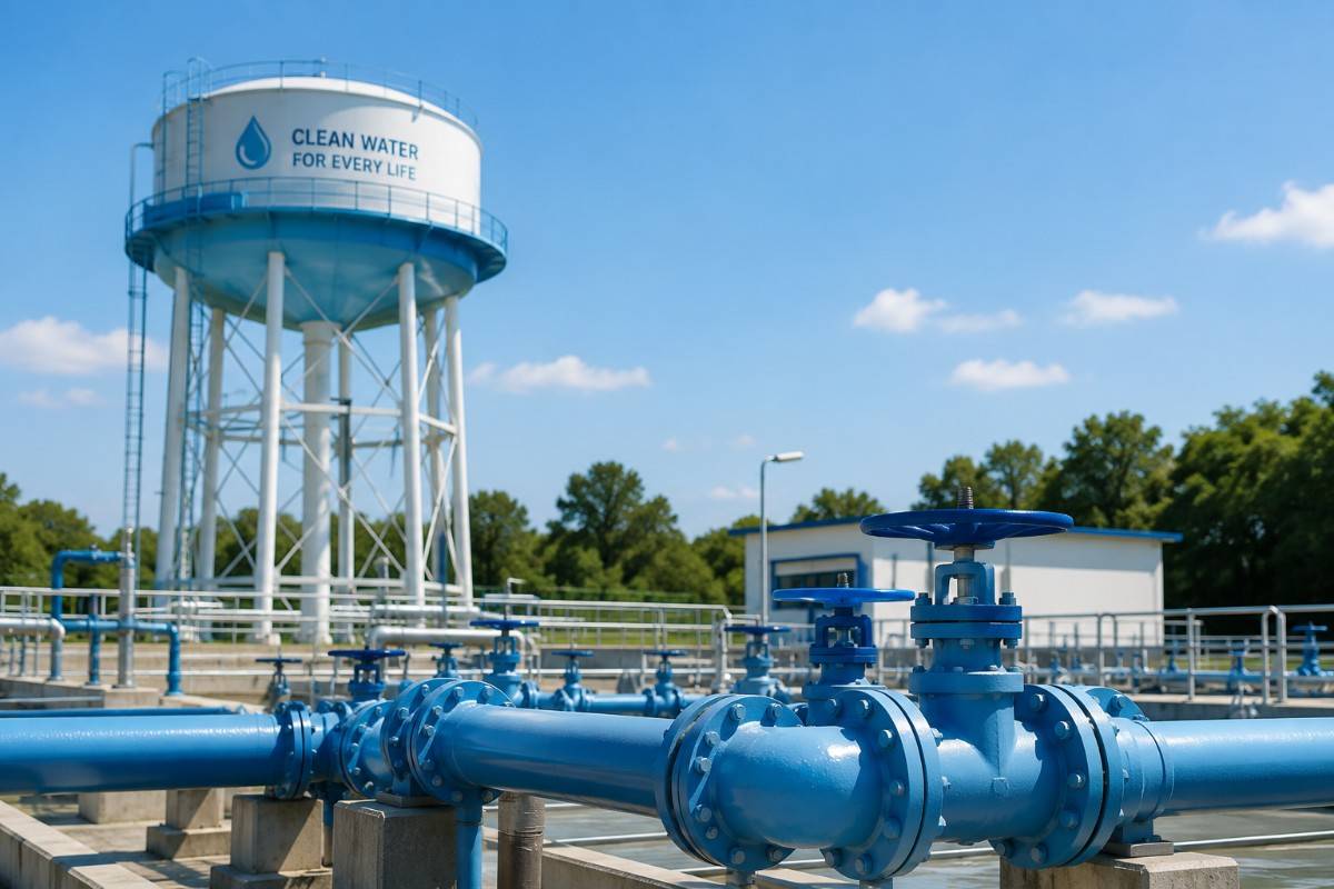 Water supply infrastructure managed with SITS software