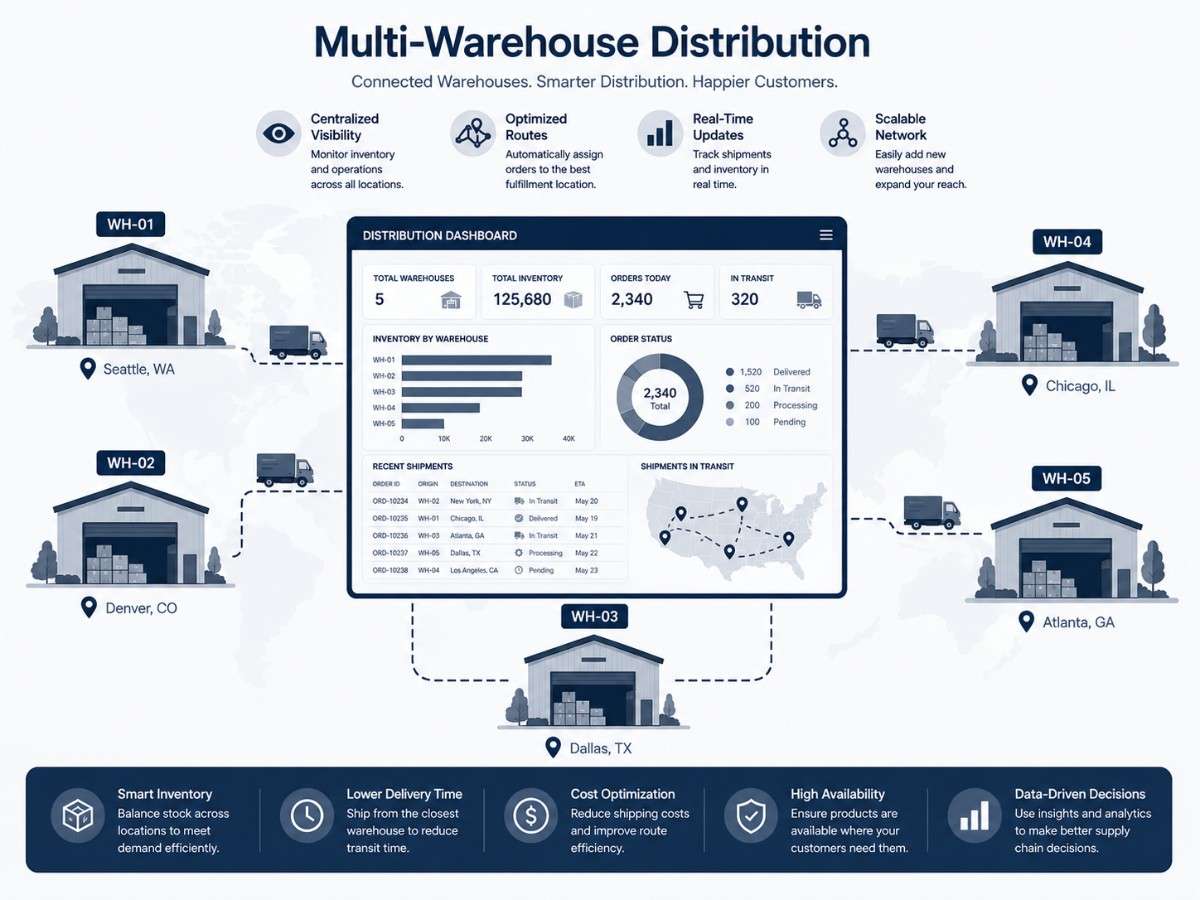 Distribution centre WMS project