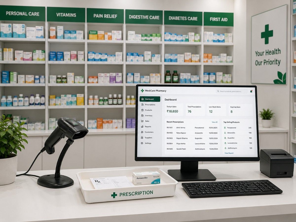 Medical store using SITS software