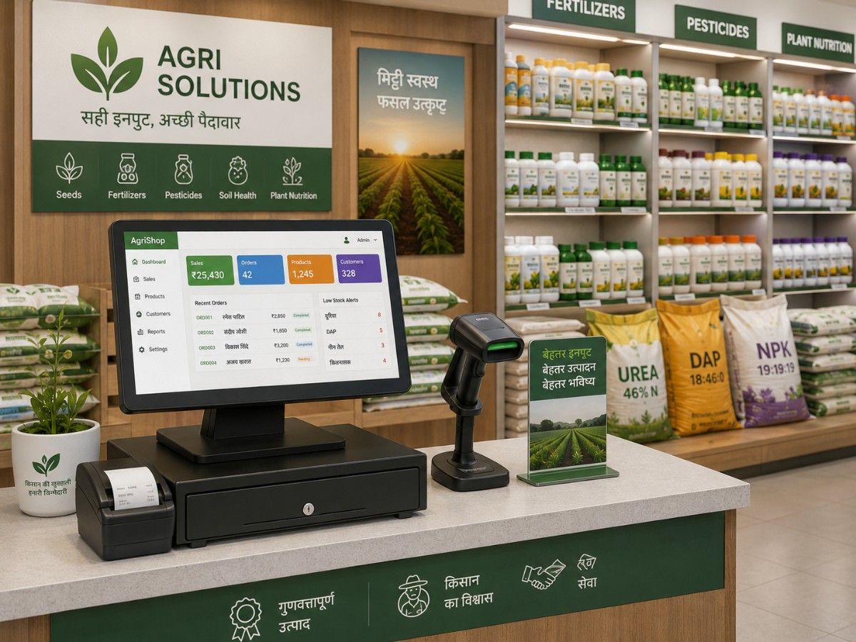 Fertilizer shop using SITS software