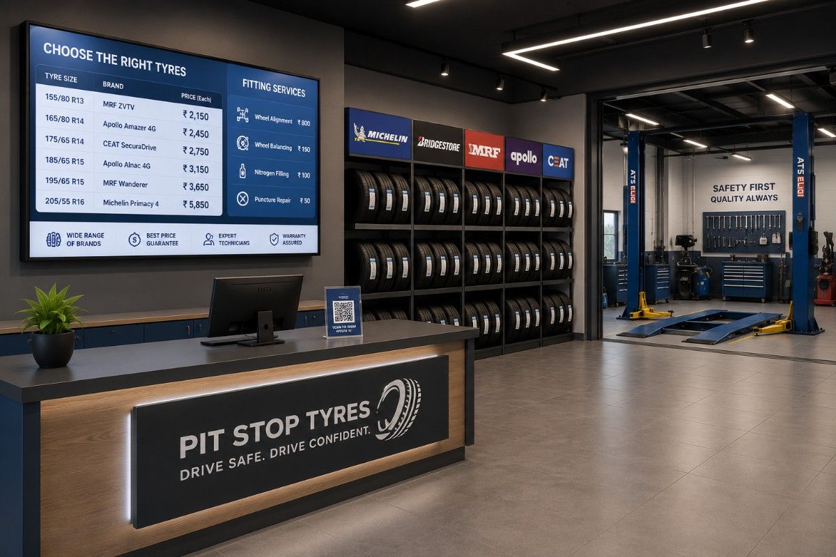 Tyre shop using SITS software