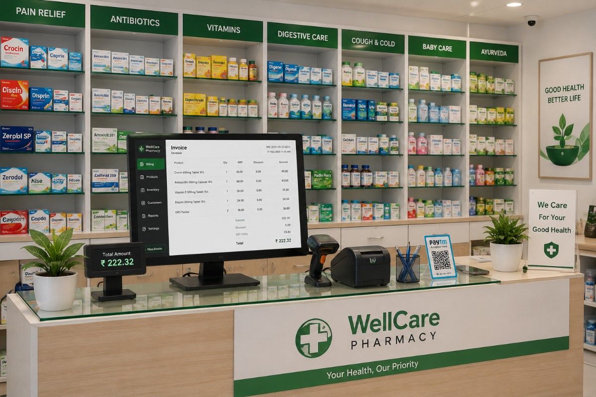 Medical store using SITS software