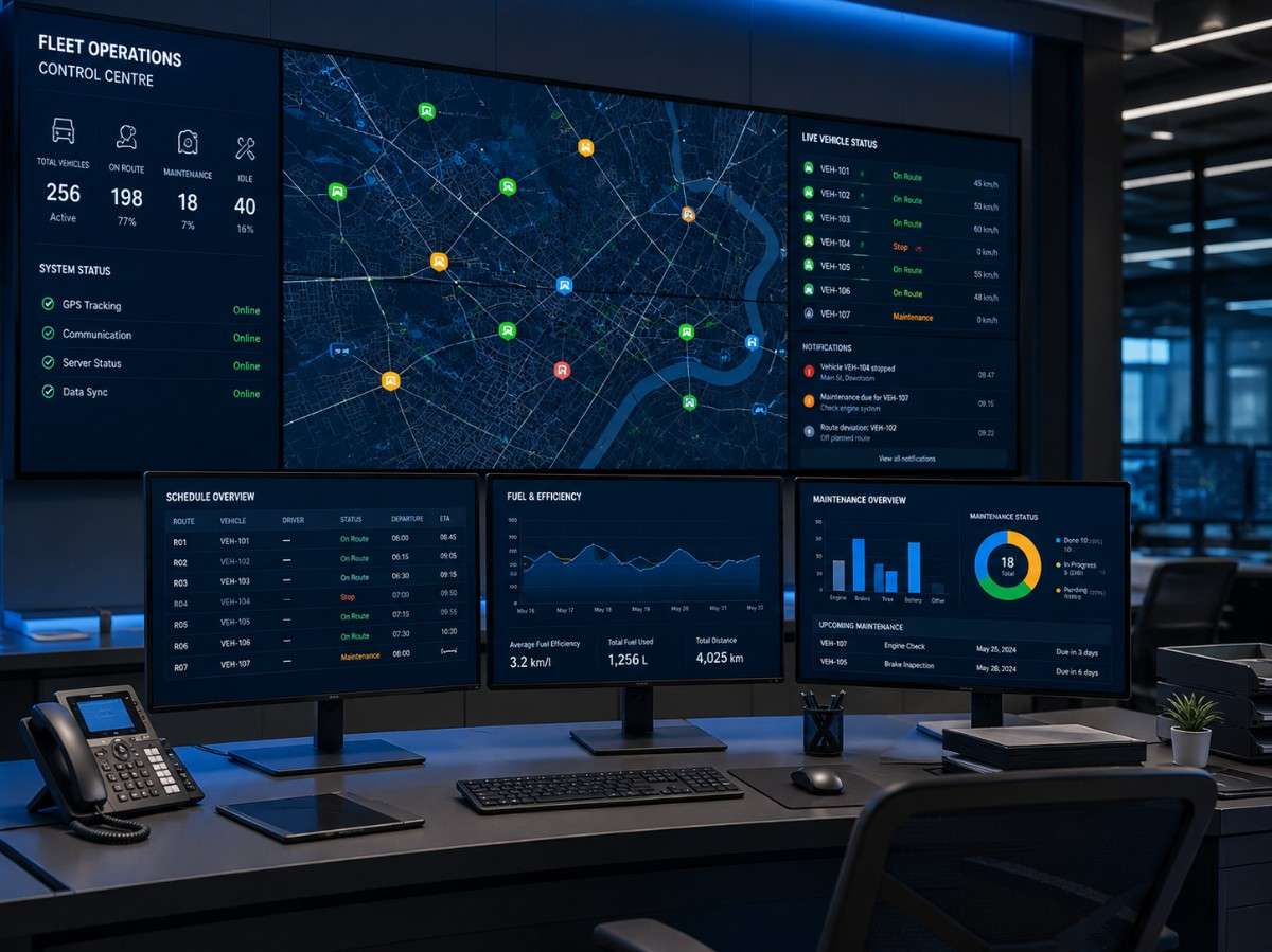 Bus operator using SITS transport software