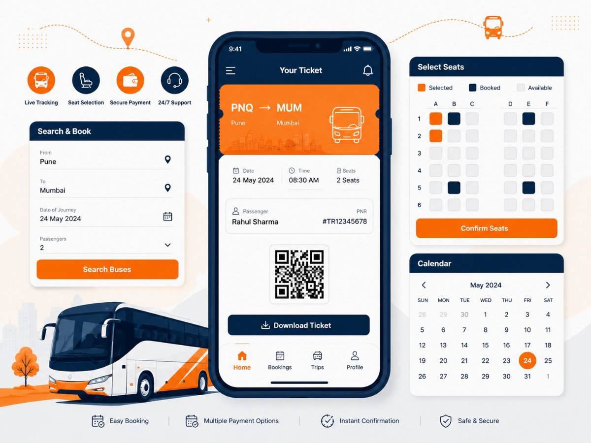 Bus booking platform project