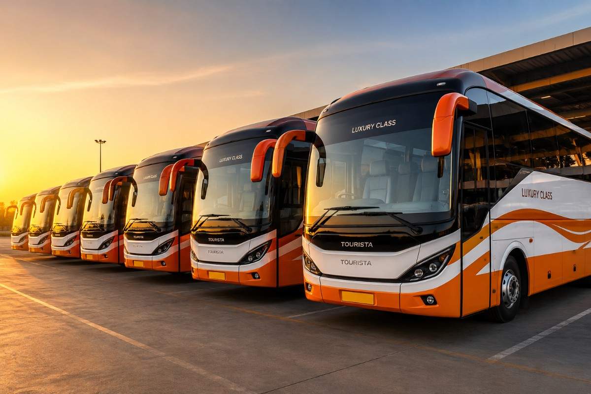 Bus fleet using SITS transport software