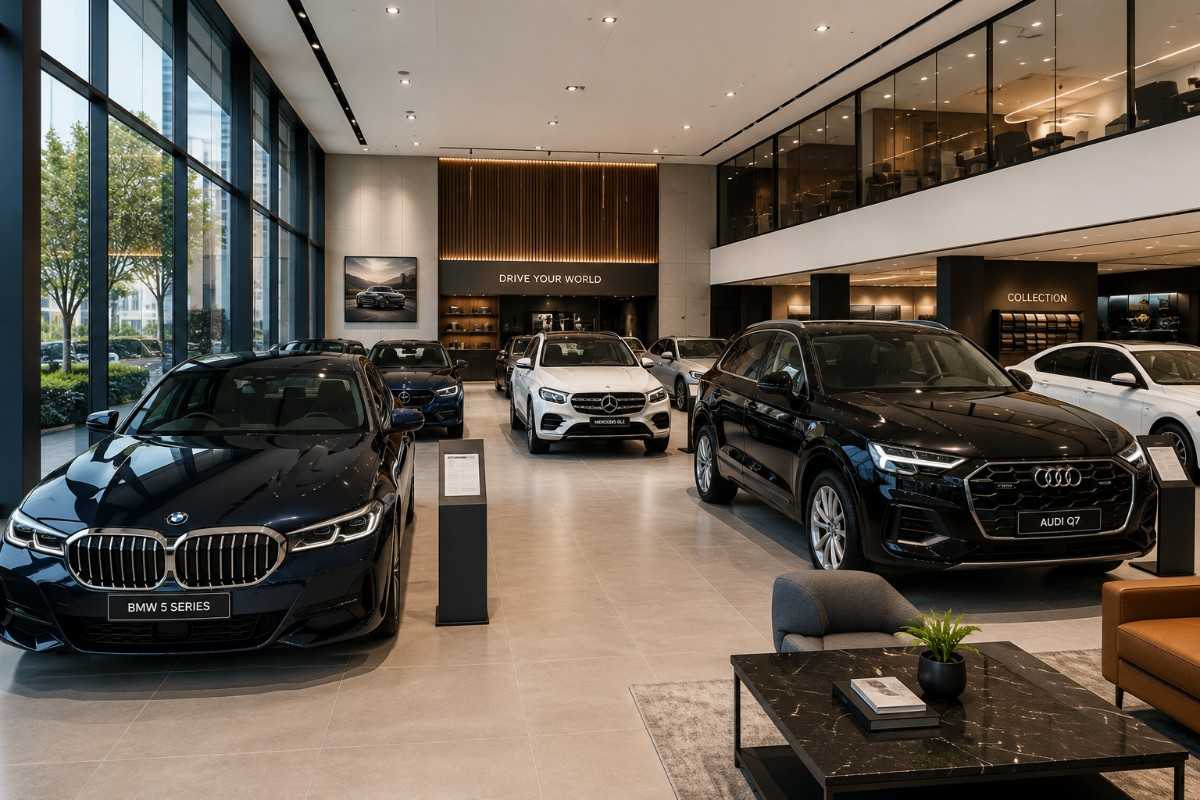Car showroom using SITS software