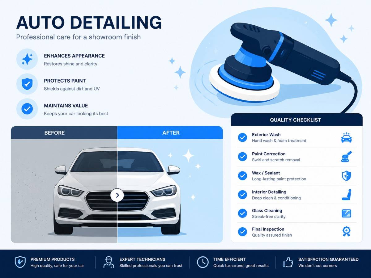 Auto detailing management project