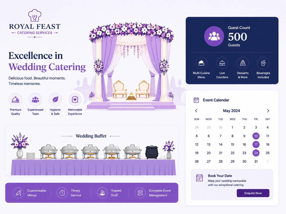 Wedding catering management system project