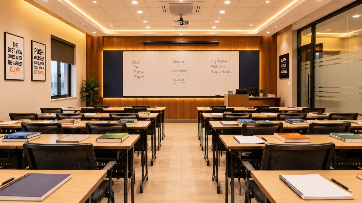 Coaching institute management software dashboard